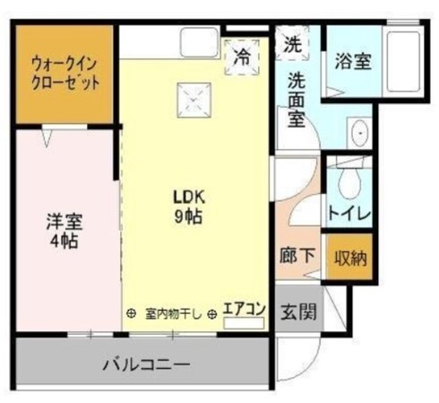 シャルマンフルールⅠの物件間取画像